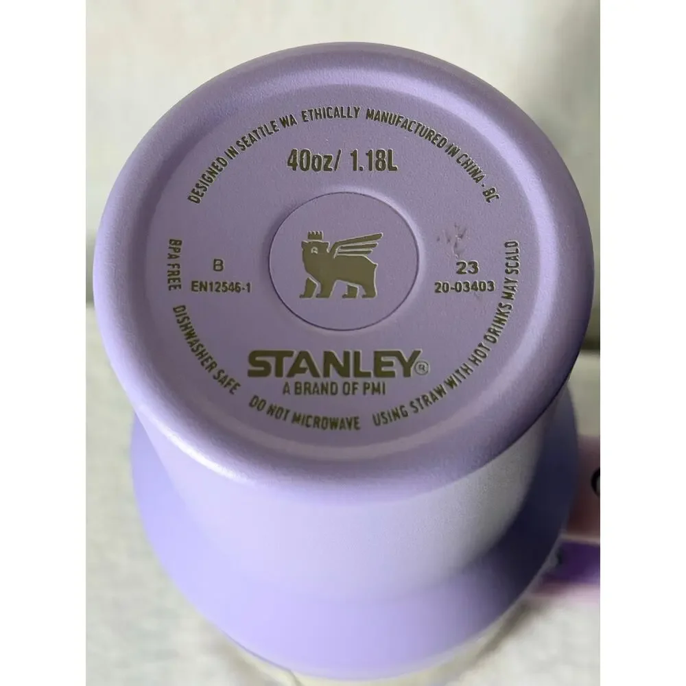 New Stanley 40 oz Quencher H2.0 FlowState Tumbler in the orchid color - Picture 11 of 11